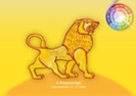 Karte 1. Lebenszyklus 14-21 Jahre, Krafttier Löwe