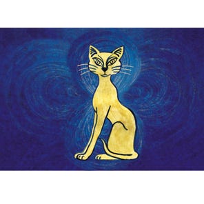 Karte 6. Chakra, Katze