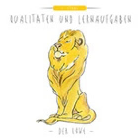 Karte Qualitäten und Lernaufgaben 3. Chakra, Löwe
