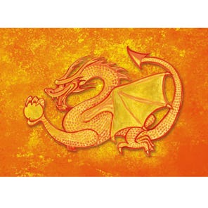 Karte 2. Chakra, Drache