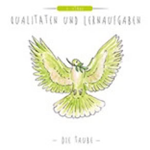 Karte Qualitäten und Lernaufgaben 4. Chakra, Taube