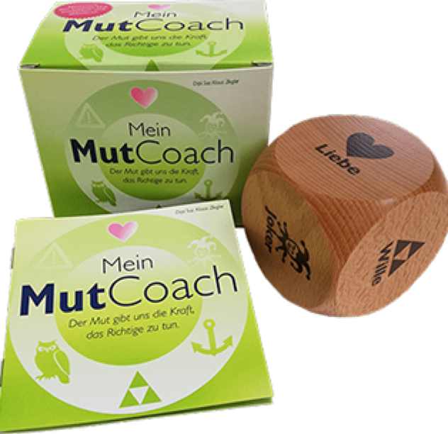 MutCoach, Würfel und Begleitheft