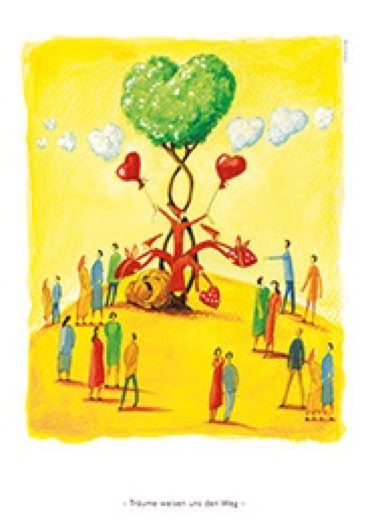 Kunstdruck 30 x 40 cm „Mitfühlender“